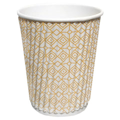NEW! Yellow Diamonds Groove Cups