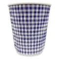 NEW! Blue Gingham Groove Cups
