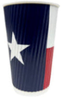 Texas Flag Groove Cups *LIMITED TIME*