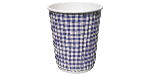 NEW! Blue Gingham Groove Cups