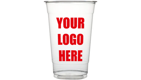 Custom Printed Cold PET Clear Cups