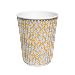 NEW! Yellow Diamonds Groove Cups