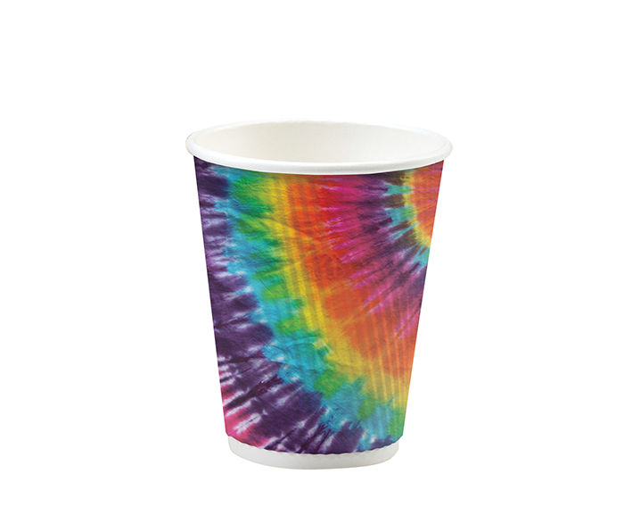 Tie Dye Design Groove Cups