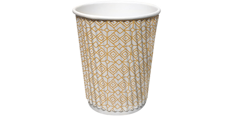 NEW! Yellow Diamonds Groove Cups